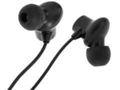L-BRNO Kabelová sluchátka do uší Type-c Černá
