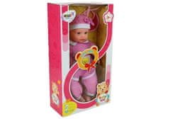 Dětská panenka 45 cm Růžové oblečení