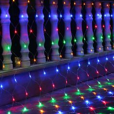 VELMAL Vánoční LED světelná síť - 160 diod, 260x200 cm, mix barev