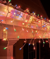 VELMAL Vánoční světelný závěs 23 m, 500 LED, 3.72W mix barev