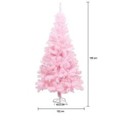 Timeless Tools Růžový umělý vánoční stromeček ve více velikostech-180 cm-ový