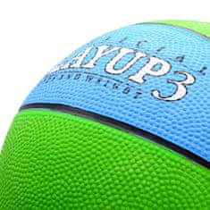 Meteor Basketbalový míč LAYUP vel.3, modro-zelený D-361