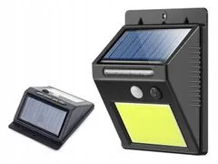 AUR Solární venkovní 48 LED COB osvětlení s pohybovým senzorem