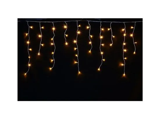AUR Venkovní vánoční LED závěs - teplá bílá 30m - 1500 led diod