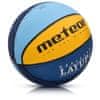 Meteor Basketbalový míč LAYUP vel.4, modro-žlutá D-359