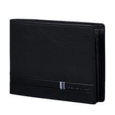 Samsonite Pánská kožená peněženka Flagged SLG 047 černá