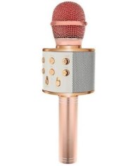 InnoVibe Bezdrátový karaoke mikrofon s reproduktorem - Stříbrný