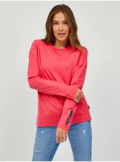 SAM73 Tmavě růžové dámské tričko s dlouhým rukávem SAM 73 Sariol XL