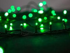 MAGIC HOME Řetěz Vánoce Serpens, 100 LED zelená 8 funkcií, 230 V exteriér