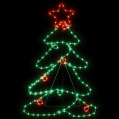 Vidaxl Vánoční stromek se 144 LED