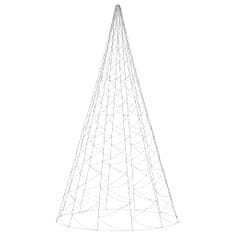 Vidaxl Vánoční stromek na stožár 3 000 teple bílých LED diod 800 cm