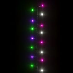Vidaxl Světelný LED řetěz se 400 LED diodami pastelový barevný 4 m PVC