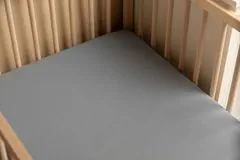 Sensillo povlečení bavlněné deluxe na dětskou matraci 120x60 - šedá