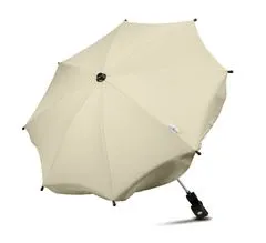 Caretero Deštník na kočárek - krémový