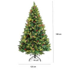 Timeless Tools Umělý vánoční stromek s 260 LED diodami, teplý bílý, 180 cm