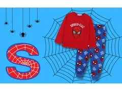 sarcia.eu Chlapecké pyžamo MARVEL Spider-Man, dlouhý rukáv, červenomodré 5-6 lat 116 cm