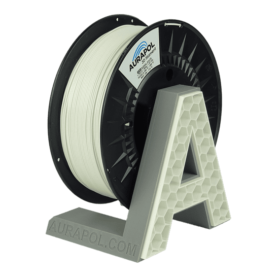 Aurapol ASA 3D Filament Signální Bílá 850g 1,75 mm