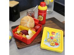 sarcia.eu Sada LEGO Girl 390ml krabička na oběd / krabička na snídani a láhev na vodu v červené a žluté barvě Uniwersalny
