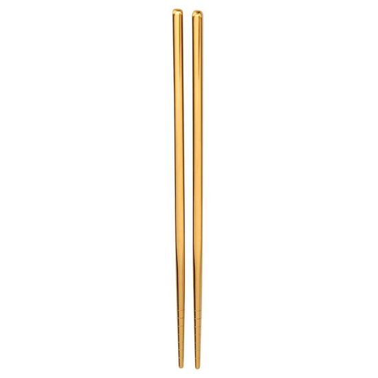 Northix Hůlky / Chopsticks z nerezové oceli - zlaté
