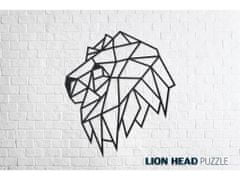 EWA ECO-WOOD-ART Nástěnné puzzle Lví hlava do vašeho pokoje