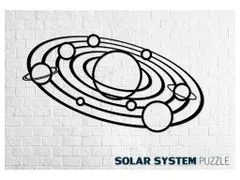 EWA ECO-WOOD-ART Nástěnné puzzle Solární systém