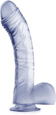 XSARA Měkoučké dildo strap-on gelový penis na popruzích - 71608363