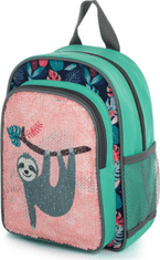 Oxybag Dětský předškolní batoh s flitry Lenochod
