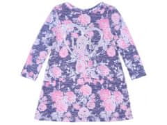 sarcia.eu Námořnicky modré a růžové květinové šaty, love 18-24m 92 cm