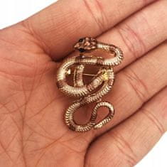 Pinets® Brož zlatá had zmije