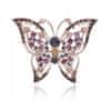 Brož přívěšek motýl s kubickou zirkonií