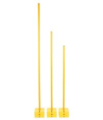 Merco Multipack 4ks tyčka P1 různé délky žlutá, 160 cm