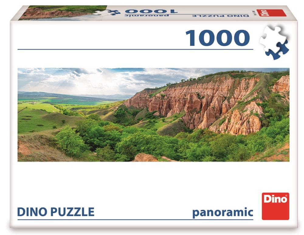 Levně Dino Červená Rokle 1000 panoramic puzzle