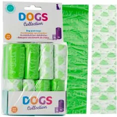 Dogs Collection Sáčky na psí exkrementy Biologicky Rozložitelné 240 KS Zelené