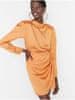 Oranžové dámské šaty Trendyol L
