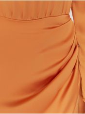 Trendyol Oranžové dámské šaty Trendyol L