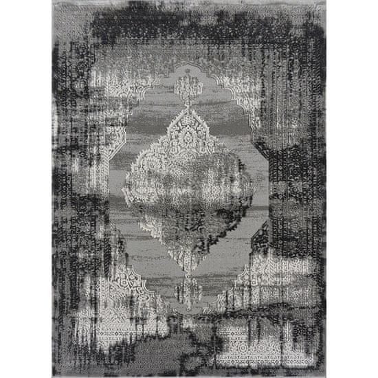 Berfin Dywany Kusový koberec Zara 8372 Grey Star 80x150 cm