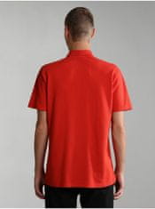 Napapijri Červené pánské polo tričko NAPAPIJRI XL