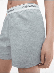 Calvin Klein Světle šedé dámské kraťasy na spaní Calvin Klein Underwear S