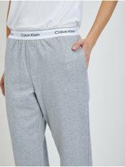 Calvin Klein Světle šedé dámské žíhané pyžamové kalhoty Calvin Klein Underwear XS