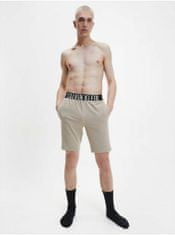 Calvin Klein Béžové pánské kraťasy na spaní Calvin Klein Underwear XL