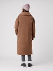 Wrangler Hnědý dámský zimní kabát s límcem Wrangler L