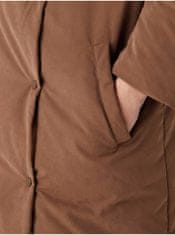 Wrangler Hnědý dámský zimní kabát s límcem Wrangler L