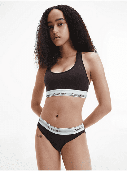 Calvin Klein Tmavě hnědá dámská podprsenka Calvin Klein Underwear