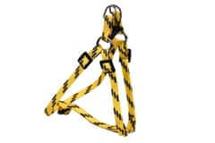 BAFPET Kšírky popruhové NYLON, barevno-černé Barva: Žlutá, Velikost kšírů: 10mm x OH 27-41cm 18411