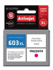 ActiveJet Inkoust AE-603MNX, alternativa Epson 603XL, 14ml purpurová