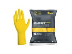 Espeon Úklidové latexové rukavice ECONOMY 1 pár, nepudrované, žluté, 25 g; Velikost: XL