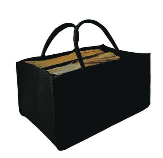Lienbacher Velká filcová taška na dřevo 27 x 34 x 50 cm - černá