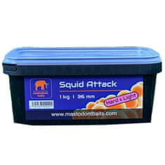 Mastodont Baits Boilies Squid Attack 1 kg 36 mm "HARD & LIGHT EDITION" 