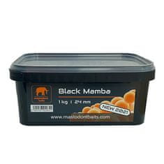 Mastodont Baits Boilies Black Mamba 1 kg 24 mm 