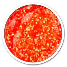 Nehtyprofi UV gel barevný G62 - Neon Orange glitter 5ml
